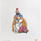Kneeling Wiseman Poinsettia