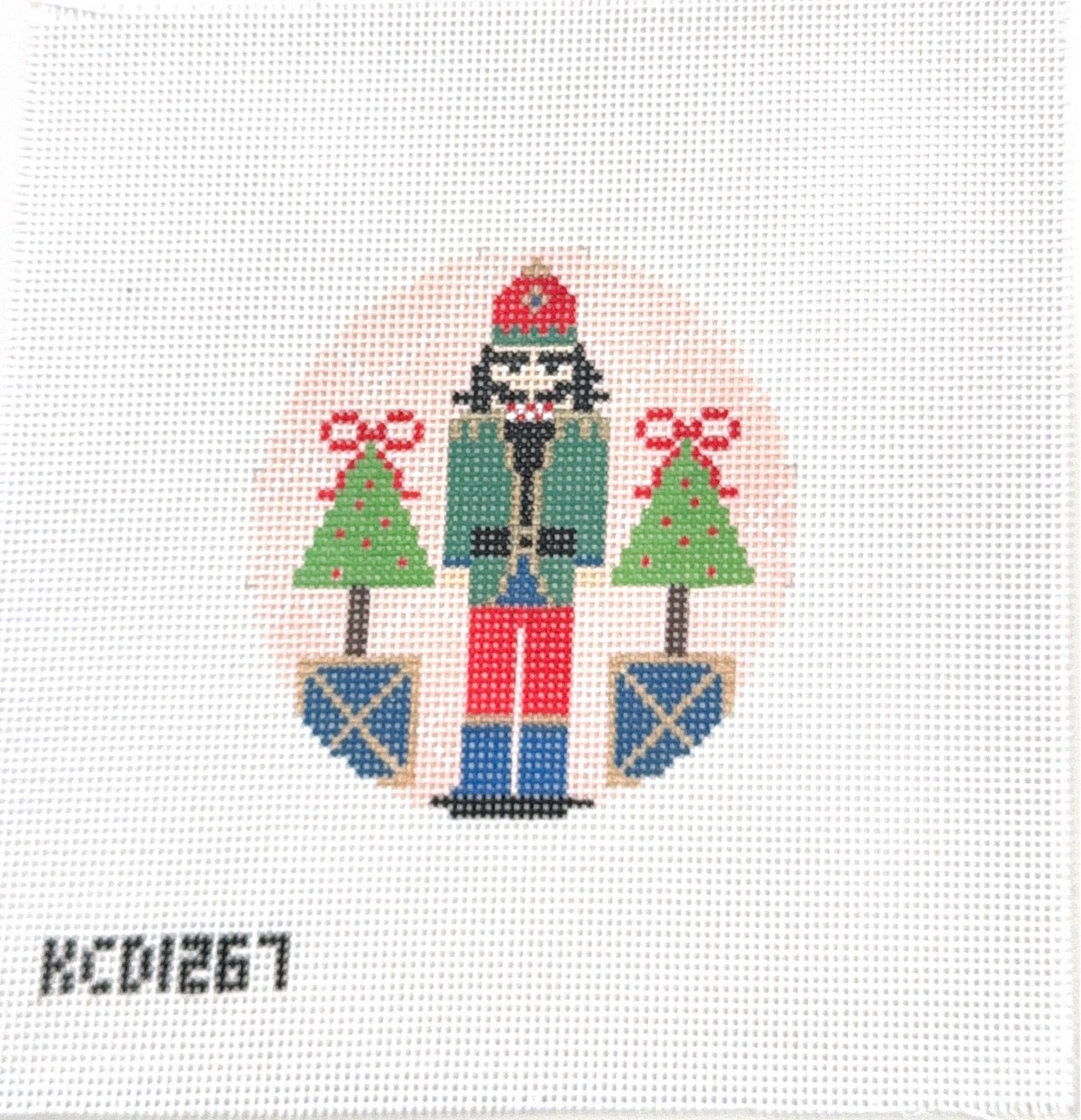 Green Nutcracker with Trees