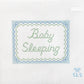 Baby Sleeping Blue Bows