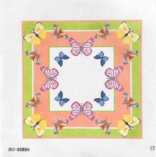 Large Bright Butterfly Scarf