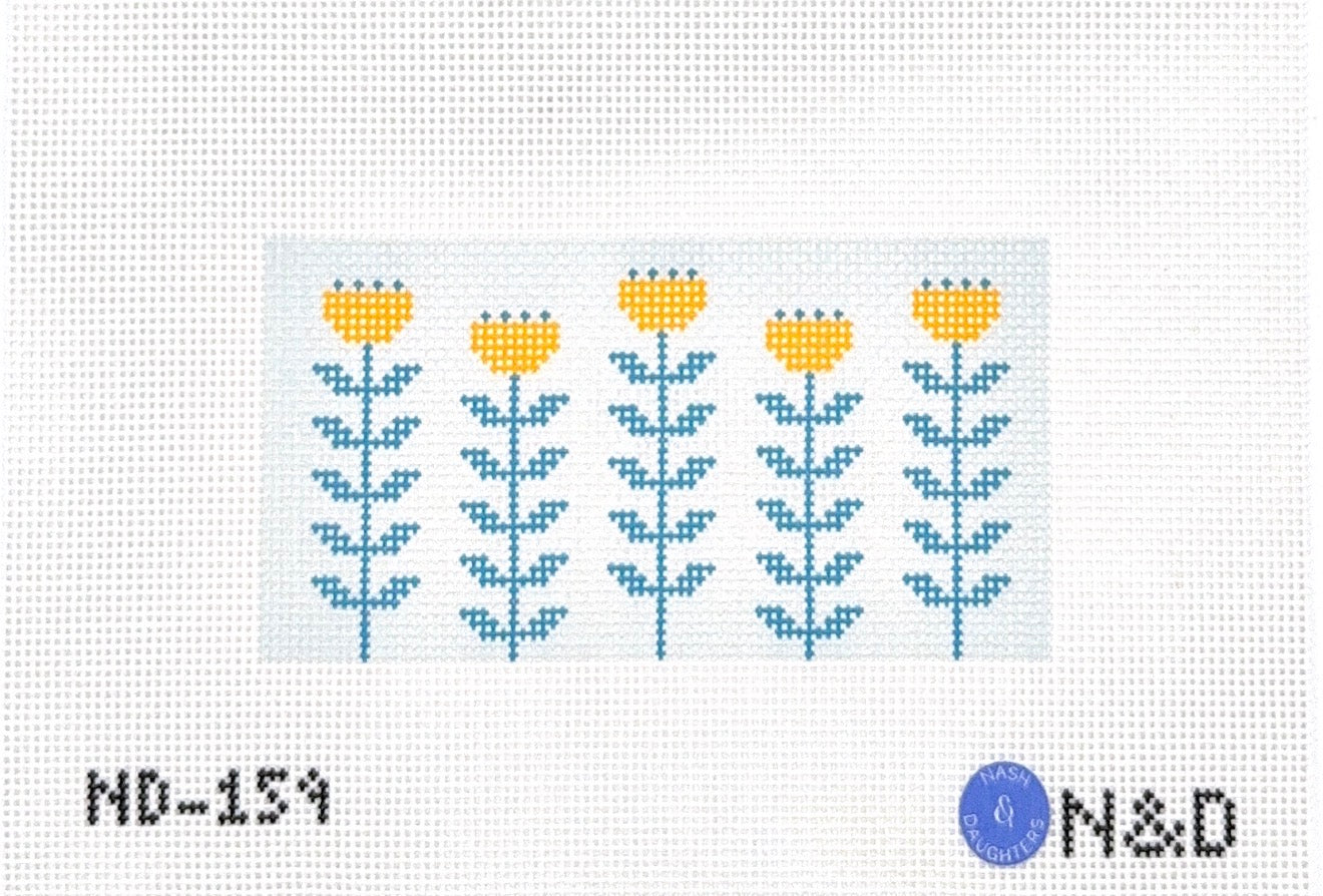 Blue & Gold Block Clutch insert