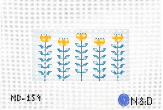 Blue & Gold Block Clutch insert