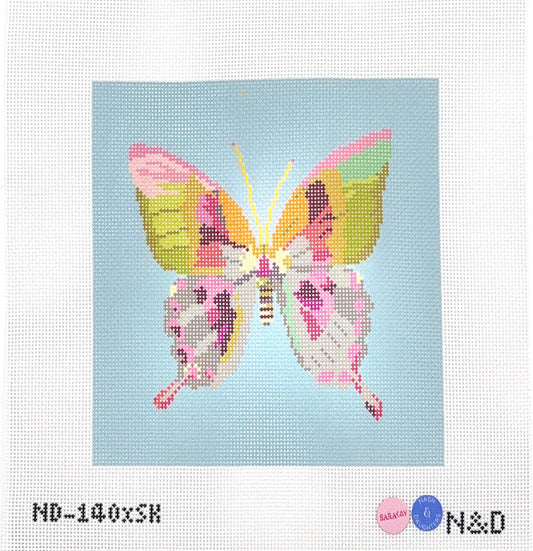 Gold & Green Butterfly