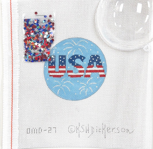 USA Snow Globe with globe