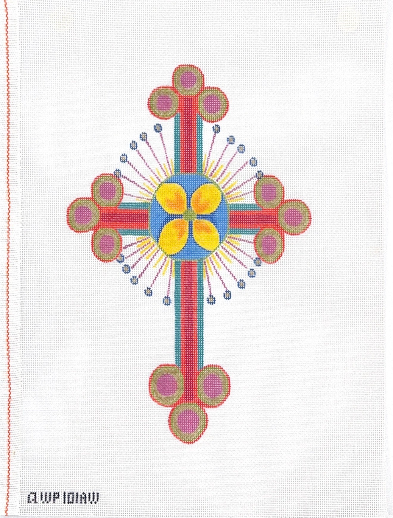 Large Multi Color Cross 101aw