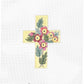 Medium Yellow Floral Cross