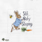 Blue Shh Baby Sleeping Peter Rabbit