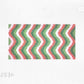 Pink & Green Squiggle 3x6 insert
