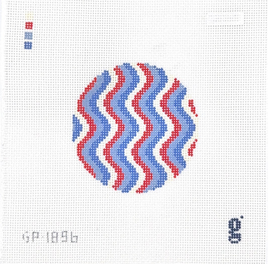 Americana Squiggle Round