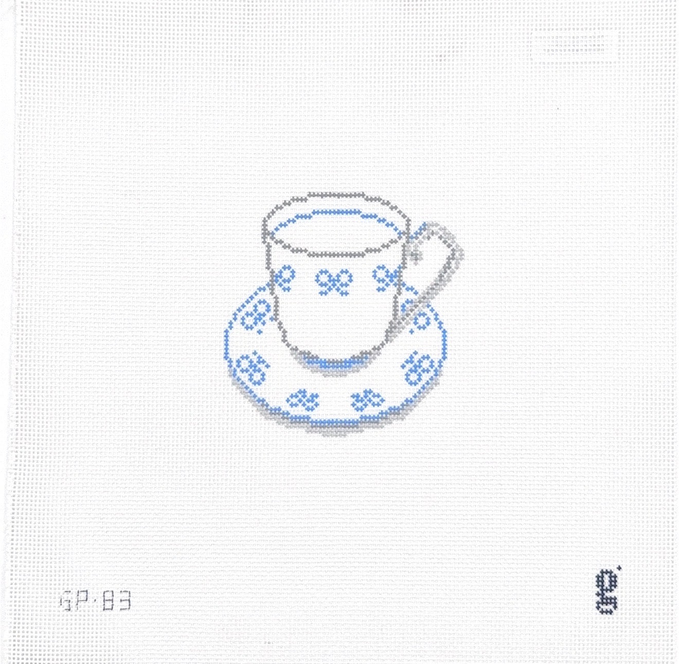 Blue Bow Teacup