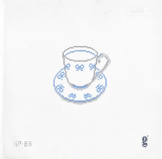 Blue Bow Teacup
