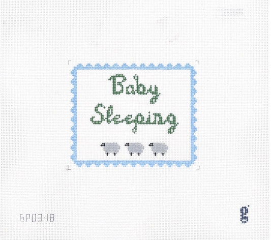 Blue Baby Sleeping (18 mesh)