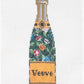 Green Floral Veuve