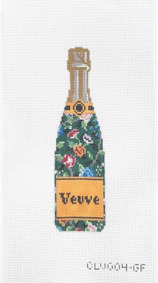 Green Floral Veuve