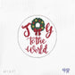 Joy to the world Round with Stitch Guide