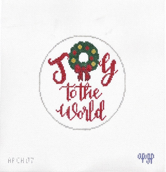 Joy to the world Round with Stitch Guide