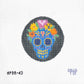 Day of the Dead Blue Sugar Skull