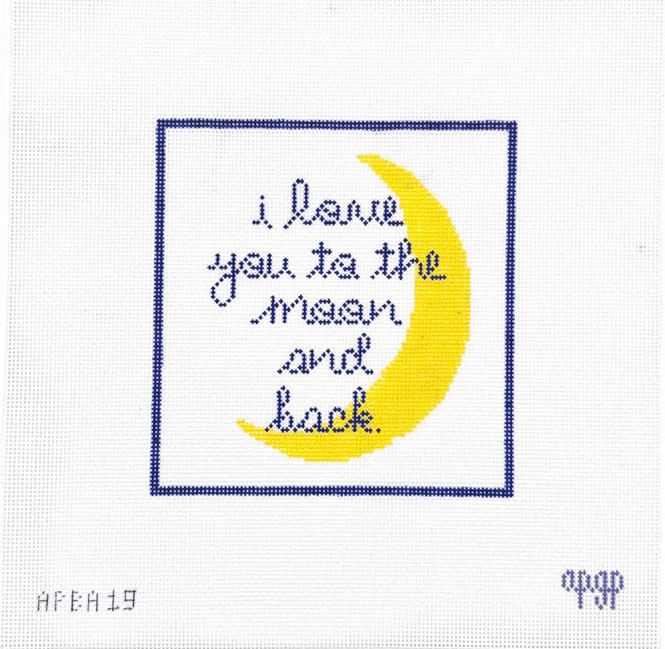I love you to the moon and back square