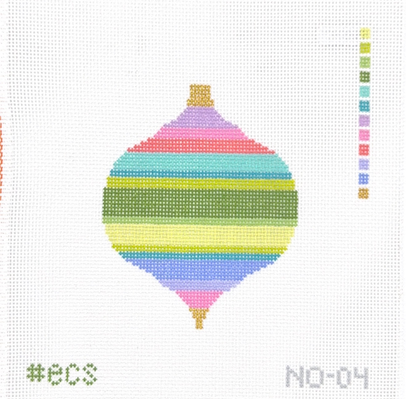 Striped Bauble