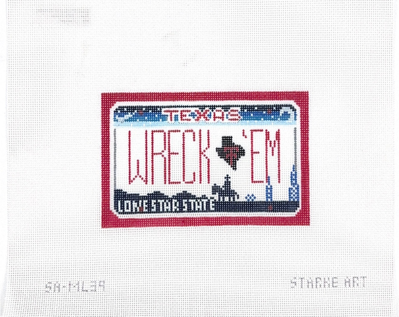 Wreck 'Em License Plate