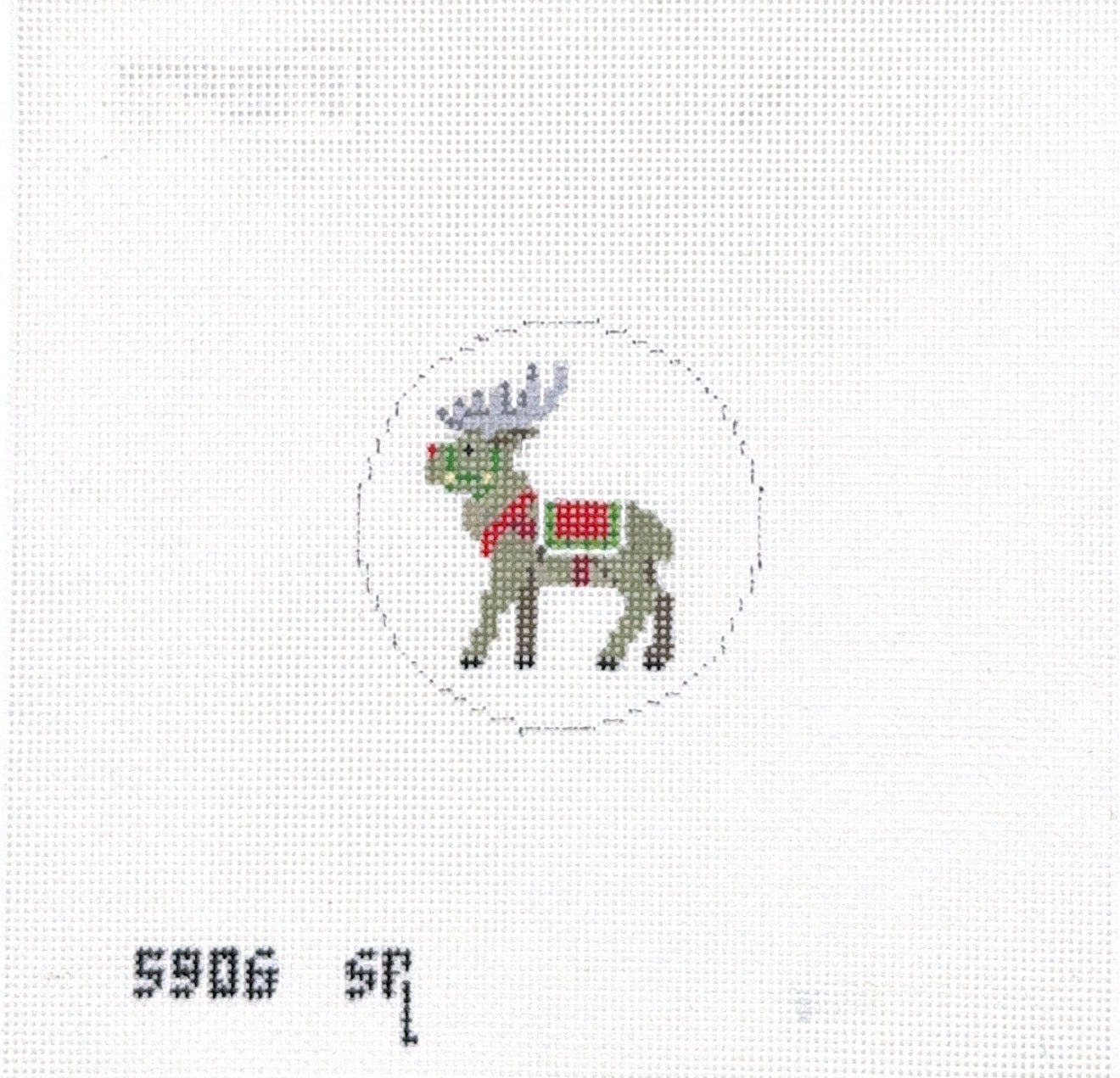 Reindeer Round 2.5"