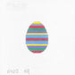 Mini Striped Easter Egg
