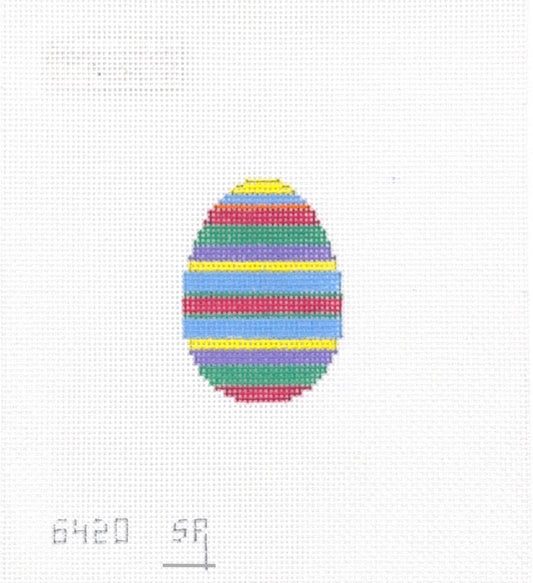 Mini Striped Easter Egg