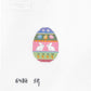 Bunny stripe mini egg pink/green