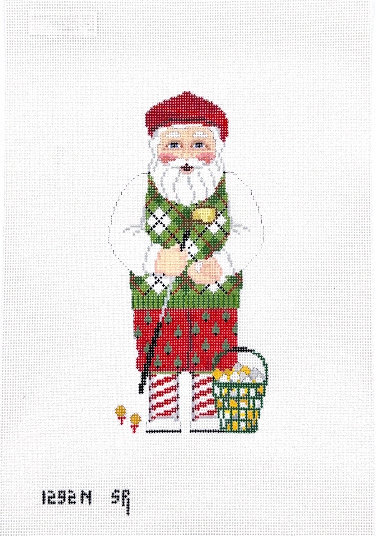 Medium Golf Santa