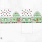 Pink & Green 3D Gingerbread House