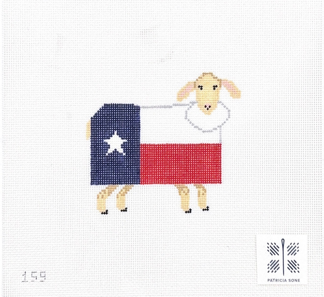 Texas Flag Sheep with Stitch Guide