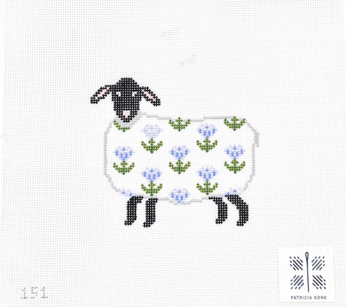 Thistle Sheep with Stitch Guide