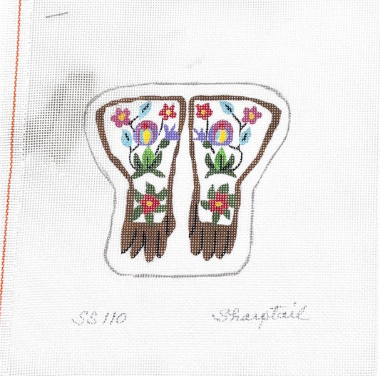 Gauntlets with Florals