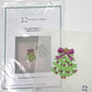 Magenta Bow Tree with Stitch Guide