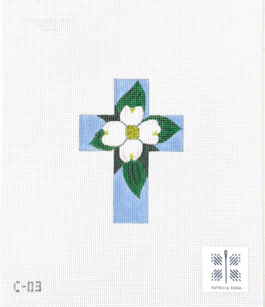Dogwood Cross with Stitch Guide