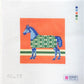 Blue "H" Coat Horse