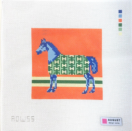 Blue "H" Coat Horse