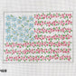 Memorial Day Floral Flag