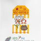 Chi Omega Travel Tag