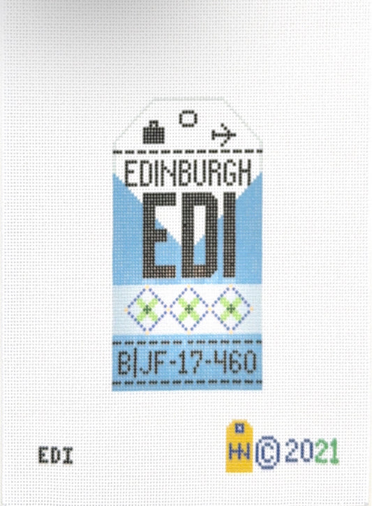 Edinburg Scotland Travel Tag
