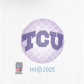 TCU Texas Christian University 4" Round