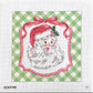 Gingham Santa Face
