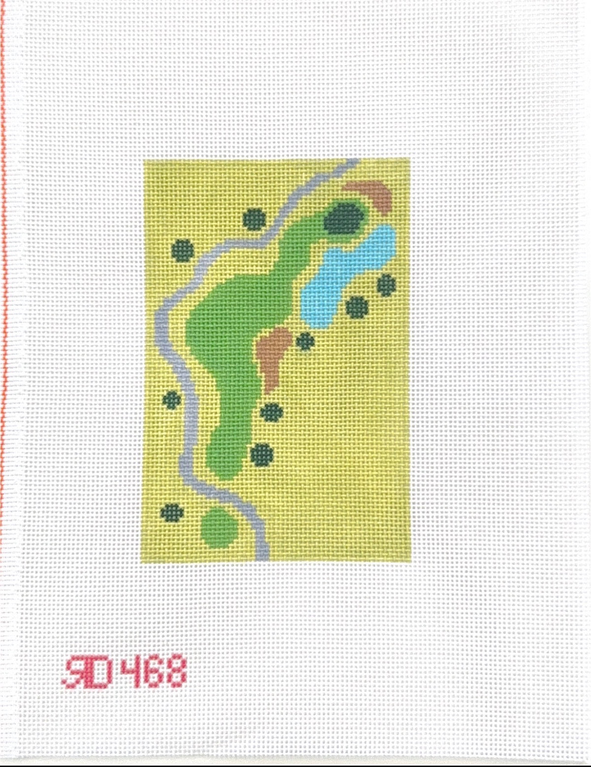 Golf book Map yardage book insert