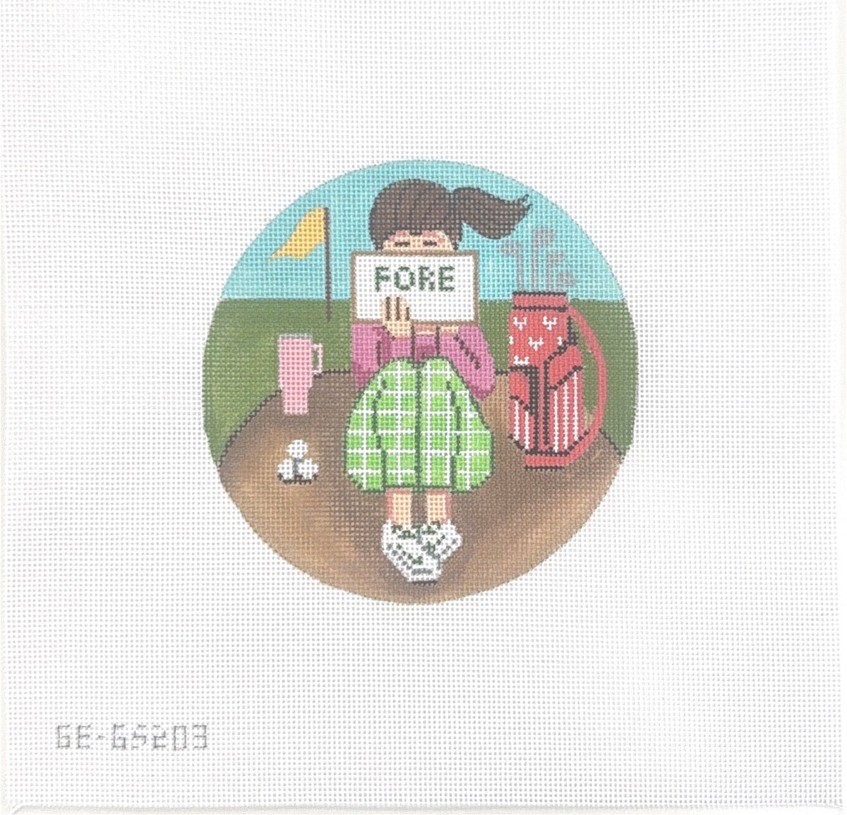 Golf Stitching Girl