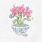 Fuchsia Orchids in Vase