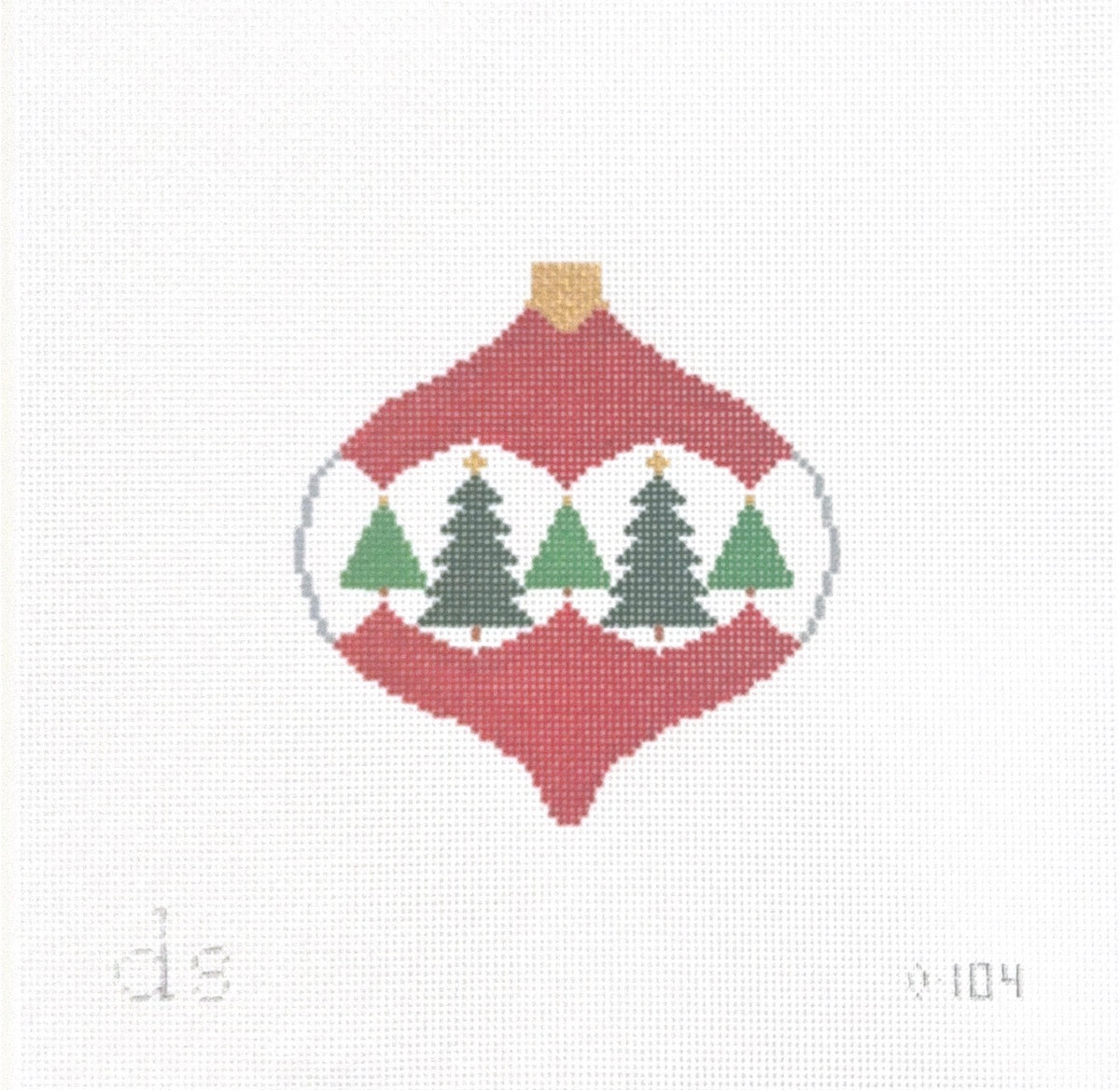 X-mas ball with trees