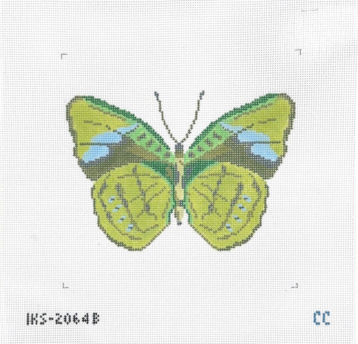 Large Butterfly Green