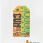 Cancun Retro Travel Tag