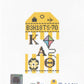 Kappa Alpha Theta Retro Travel Tag