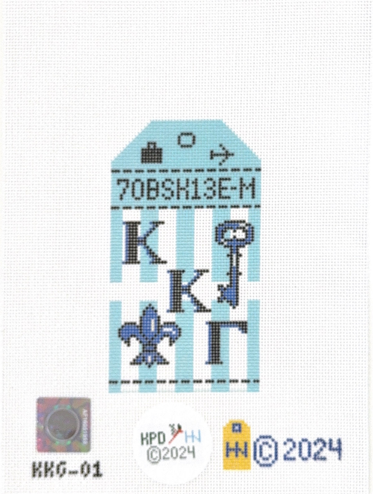 Kappa Kappa Gamma Travel Tag